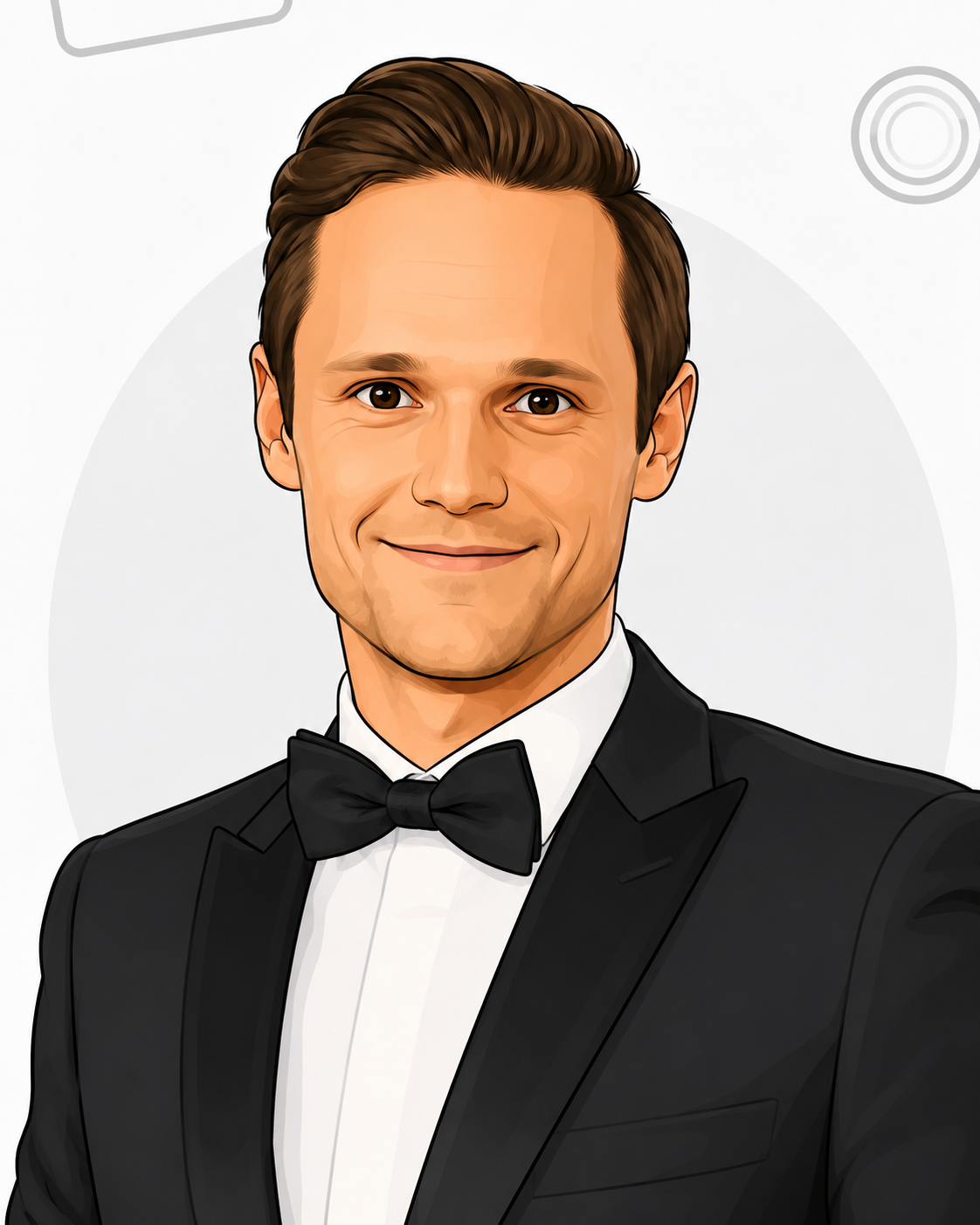 Illustrated portrait of John Sheppard, Director